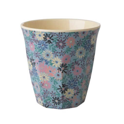 Small Flower Print Medium Cup RICE DK