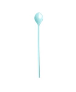 Believe in Red Lipstick Latte Long Spoon blue by Rice