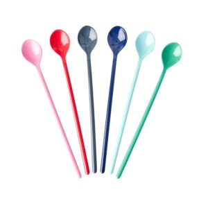 Long Latte Spoons in 6 Believe in Red Lipstick Colours By RICE