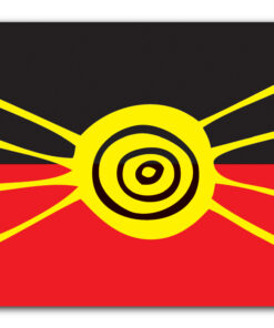 Let’s meet up – Aboriginal Style Flag