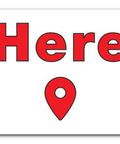 Here – Where? Here! Flag