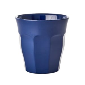 Set of 6 Medium Melamine Cups Simply Yes Colours Dark Blue