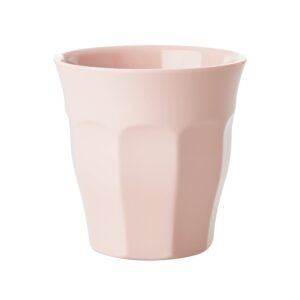 Set of 6 Medium Melamine Cups Simply Yes Colours Pale Pink