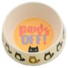 Cat Bowl Paws Off - Bamboo BAMB76_001_1600870645