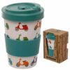 Speed King Scooter Reuseable Screw Top Travel Mug - Bamboo