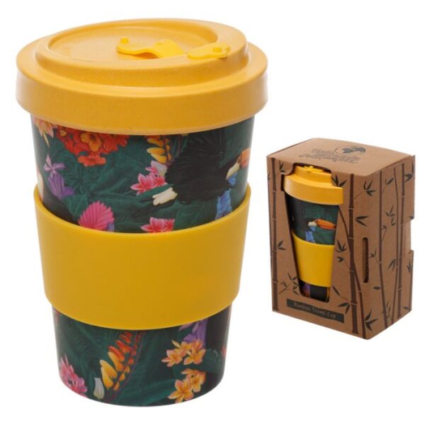 Toucan Party Reusable Screw Top Travel Mug - Bamboo BAMB59_001_1599612931