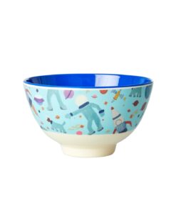 Melamine Small Bowl Space Print by Rice DK
