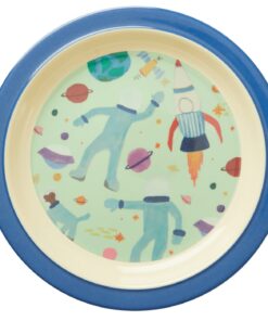 Space Print Kids Plate