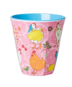 Hen Print Pink