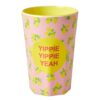 Lemon Print Tall Cup