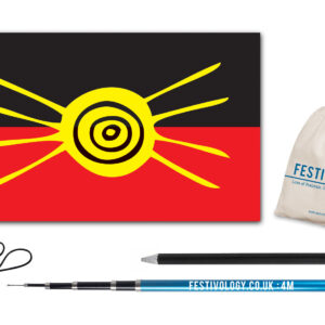 Aboriginal Style Festivology Flag Pole Kit