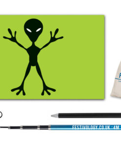 Psychedelic Alien Festivology Flag Pole Kit