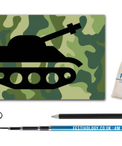 Camo Tank Festivology Flag Pole Kit