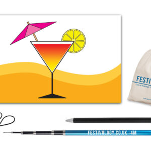 Cocktail Festivology Flag Pole Kit