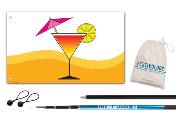 Cocktail Festivology Flag Pole Kit