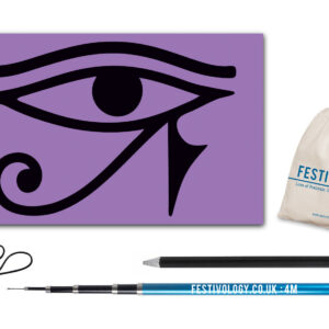 Eye of Horus Festivology Flag Pole Kit