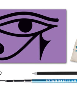 Eye of Horus Festivology Flag Pole Kit