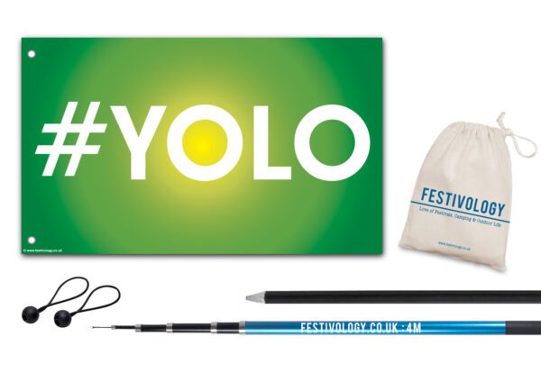 #YOLO Festivology Flag Pole Kit