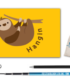 Hangin Sloth_5M Flag Kit