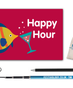 Happy Hour_5M Flag Kit