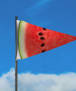 Watermelon Slice Flag by Festivology