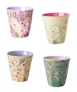 ‎Wild flower set of 4 Cups.‎1
