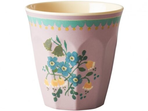 Dusky lavender with flowers print