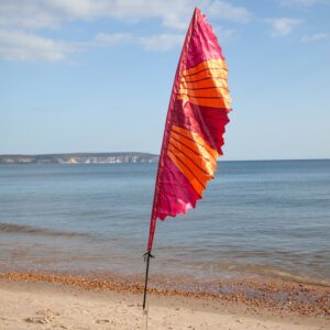Half Moon Festival Flag Raging Fire