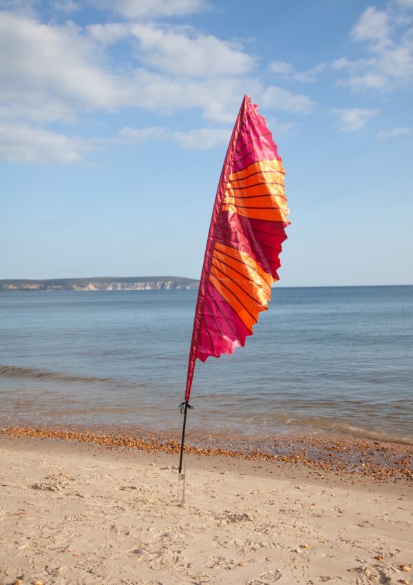 Half Moon Festival Flag Raging Fire