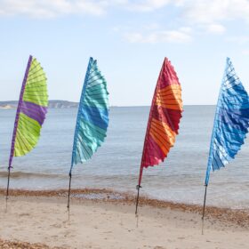 Half moon Festival Flags