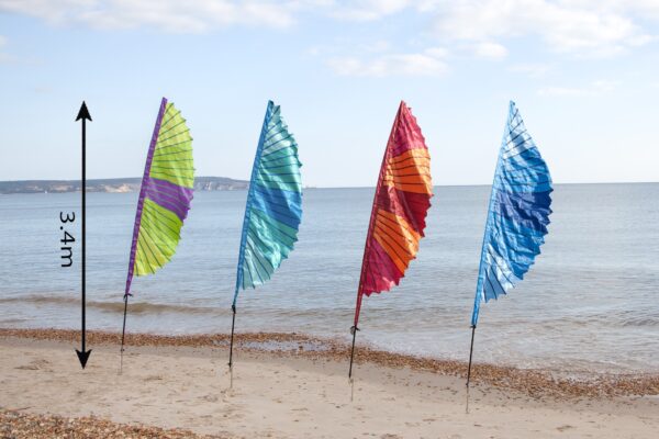 Half moon Festival Flags