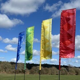 Festivology Square Top Flag Shades of