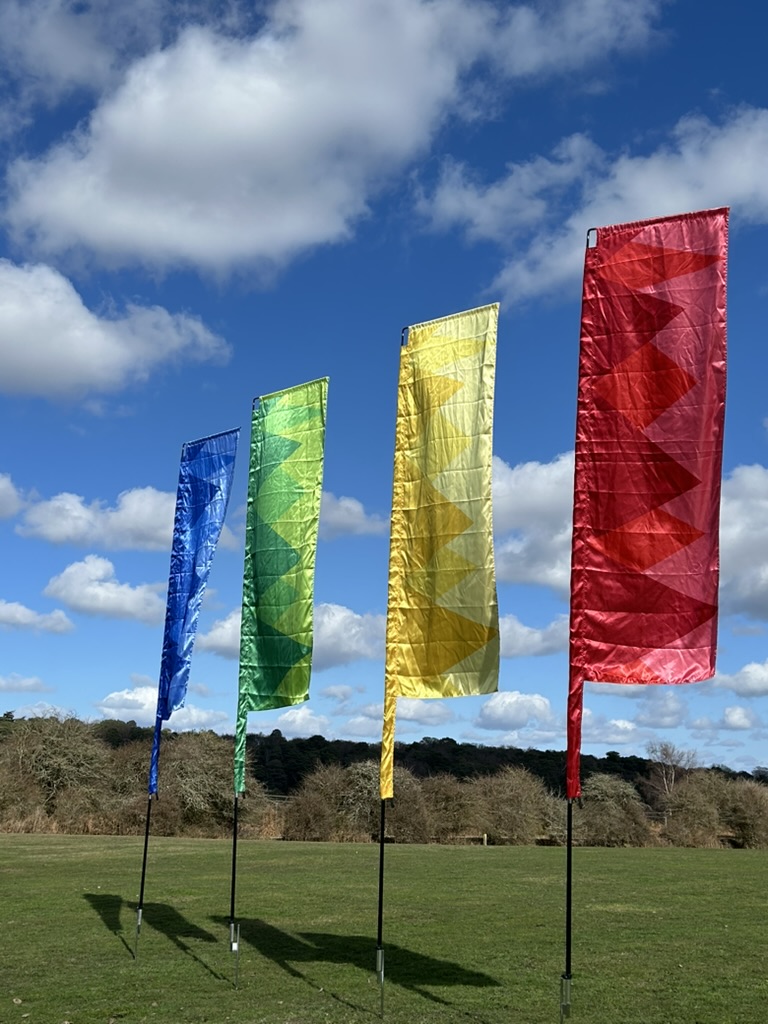 Festivology Square Top Flag Shades of