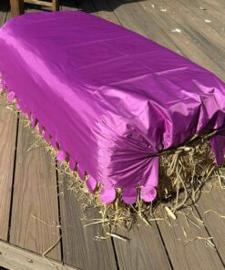 Magenta Hay Bale Cover