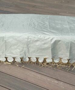 Pale Green Hay Bale Cover