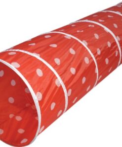 Kids Kingdom Red Polka Dot Play Tunnel