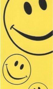 Smiley Face Banner Flag 240cm x 90cm